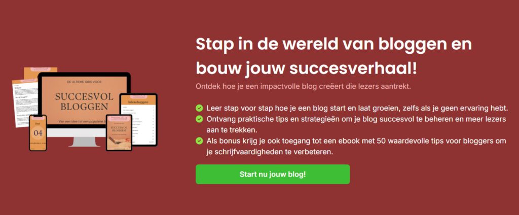 succesvol bloggen