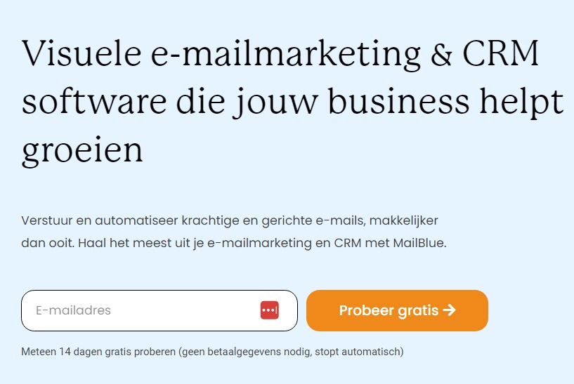 e-mail marketing Mailblue